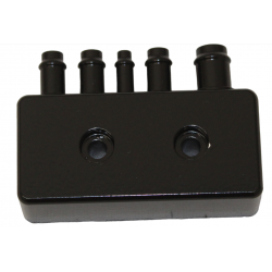86-87 Turbo Buick Vacuum Block - Billet Aluminum - Black